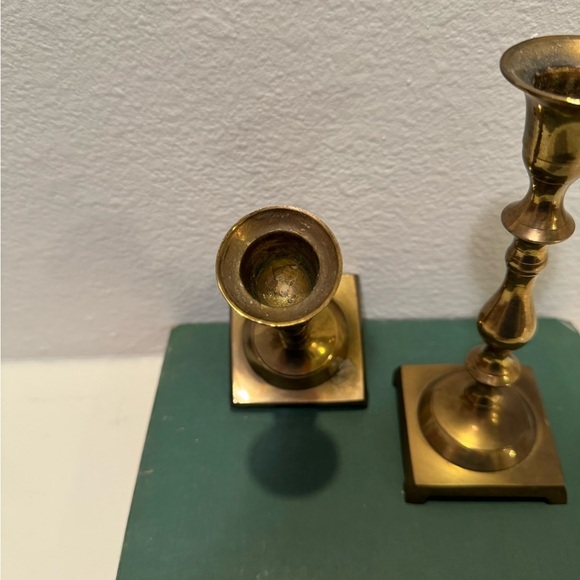 Vintage Pair of Brass Candlesticks - Picture 5 of 11